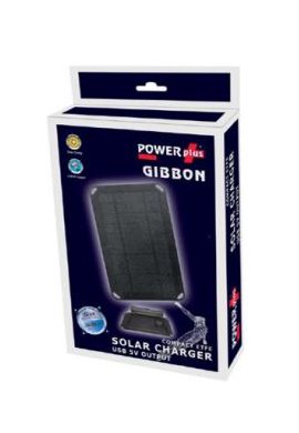 GIBBON / PANNEAU SOLAIRE 5W - CHARGEUR USB 5V