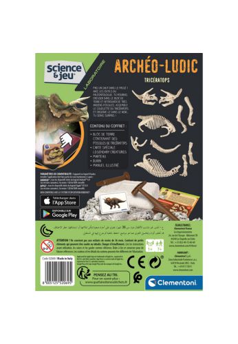 Archéo-ludic Tricératops