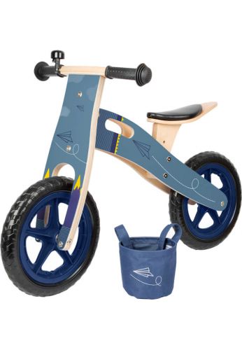 Draisienne Avion de papier bleu