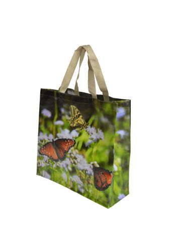Sac de courses motif papillon