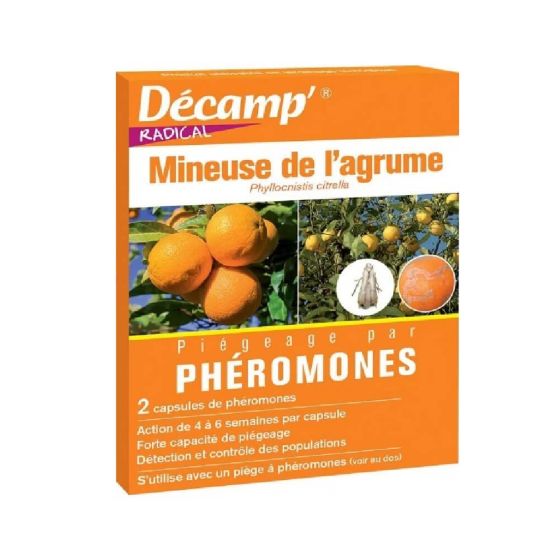 Phéromone contre la mineuse des agrumes (2 capsules)