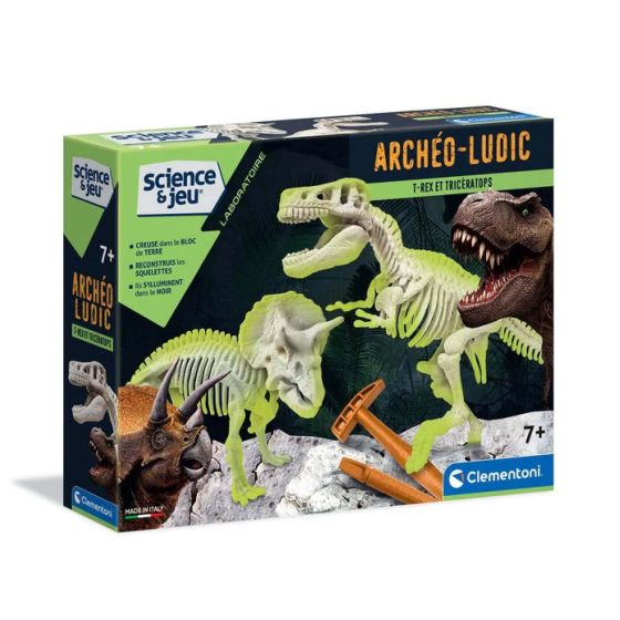 Archéo-ludic T-RexetTricératops