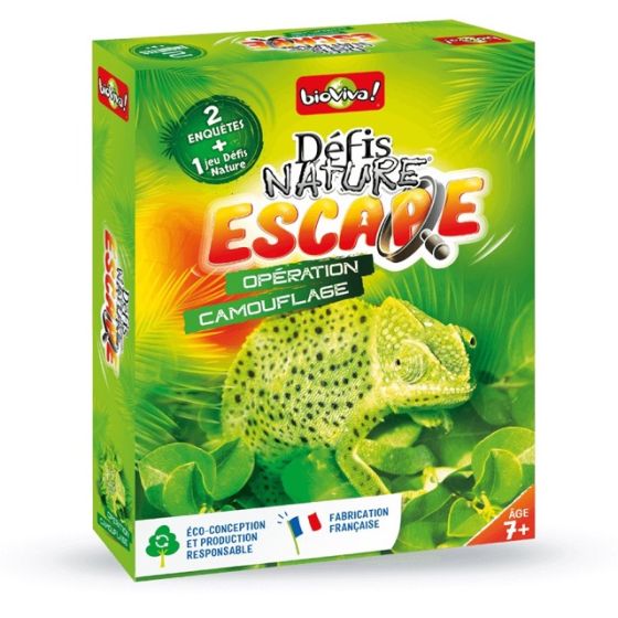 Défis nature : Escape opération camouflage