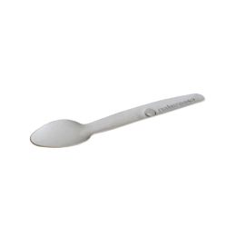 Lot de 100 grandes cuillères en papier blanc rigide Naturesse