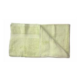 Serviette de toilette coton bio coloris Vert tilleul