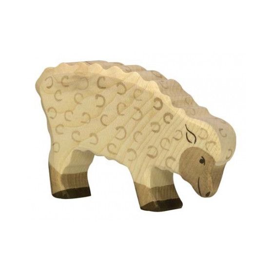 Figurine Holtztiger Mouton mangeant Figurine Holtztiger Mouton mangeant