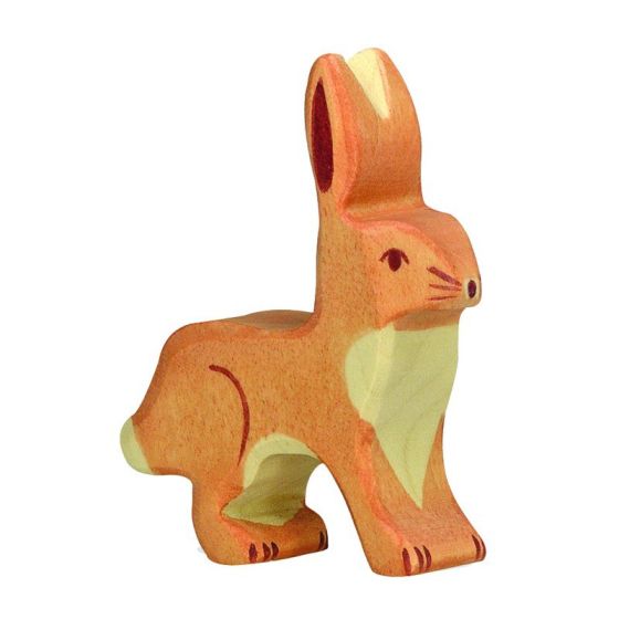 Figurine Holtztiger Lapin oreilles en l'air