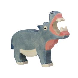 Figurine Holtztiger Hippopotame