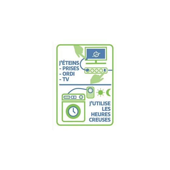 4 Stickers Eco gestes