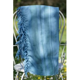 Fouta en coton biologique Sky - 90 x 160 cm