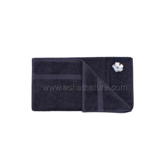 Drap de bain coton bio Gris foncé Drap de bain coton bio Gris foncé