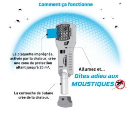 Bouclier anti-moustiques - diffuseur noir