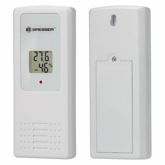 Thermo / hygromètre Quadro w. 3 capteurs extérieurs blanc