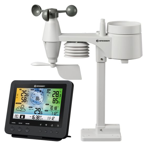 Centrale météo couleur WIFI avec capteur Profi 5 en 1 Centrale météo couleur WIFI avec capteur Profi 5 en 1