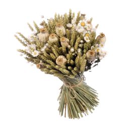 Kit à composer - Bouquet de fleurs séchées - Blanc