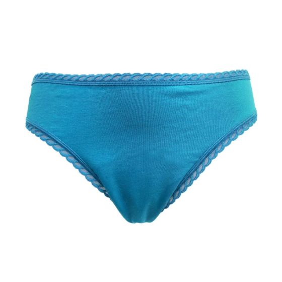 Culotte menstruelle bleue flux léger - Taille 44 Culotte menstruelle bleue flux léger - Taille 44