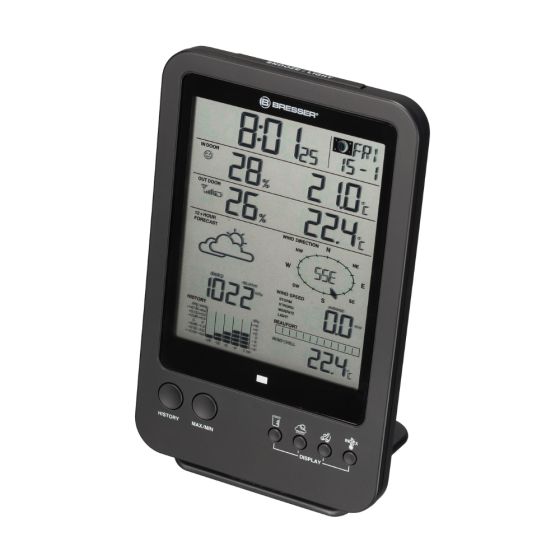 Station météo Bresser 5-en-1 - Noir