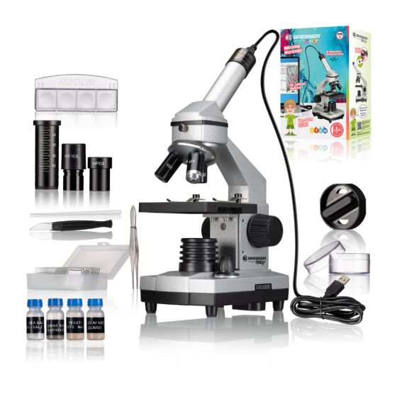 Microscope Bresser Junior 40x-1024x - Caméra oculaire HD