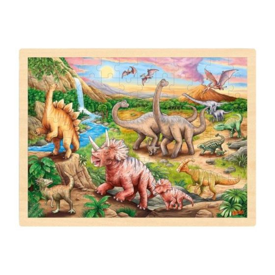Puzzle 96 pièces le monde des dinosaures