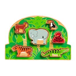 Puzzle-forme animaux de la jungle