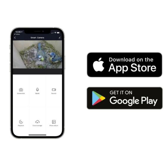 Kit complet Nichoir oiseaux avec caméra Wifi