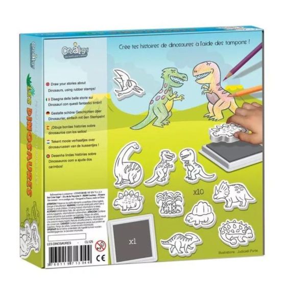 Tampon mouss – Les dinosaures