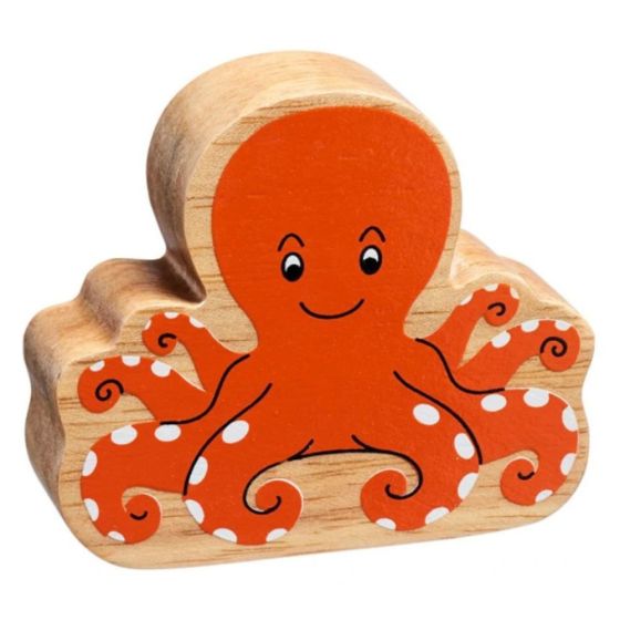 Lot de 6 figurines en bois Monde Marin