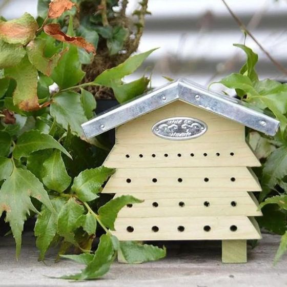Abri pour abeilles solitaires en bois