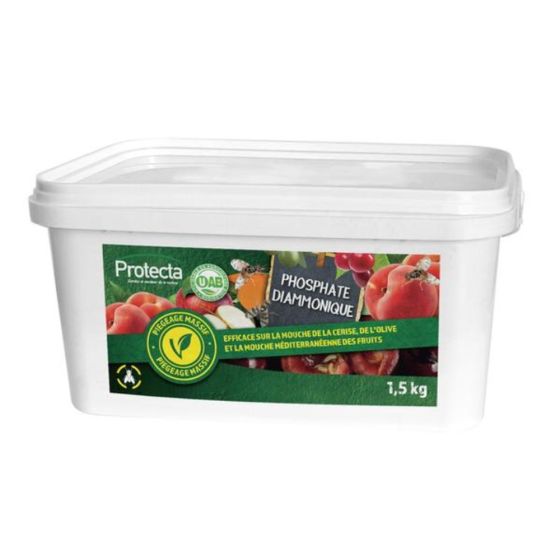 Recharge phosphate diammonique - Mouche piqueuse des fruits - 1,5kg Recharge phosphate diammonique - Mouche piqueuse des fruits - 1,5kg