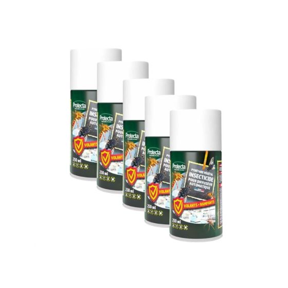 Lot de 5 recharges pour diffuseur d'insecticides