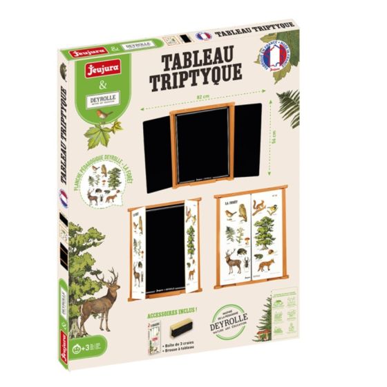 Tableau triptyque la forêt