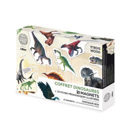 Set de 21 magnets Dinosaures Museum