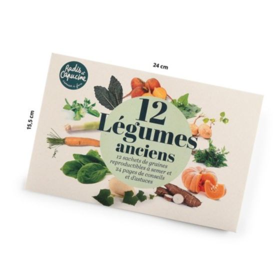 Enveloppe 12 sachets - Légumes anciens à semer