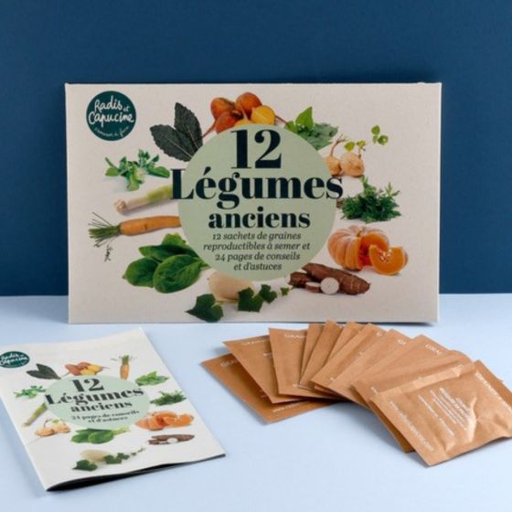 Enveloppe 12 sachets - Légumes anciens à semer