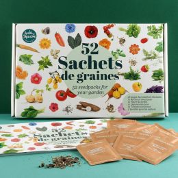 Coffret 52 sachets de graines