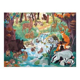 Puzzle - Les empreintes des animaux - 81 pièces