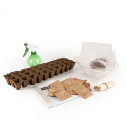 Coffret matériel et 30 sachets de graines : Aromates bio