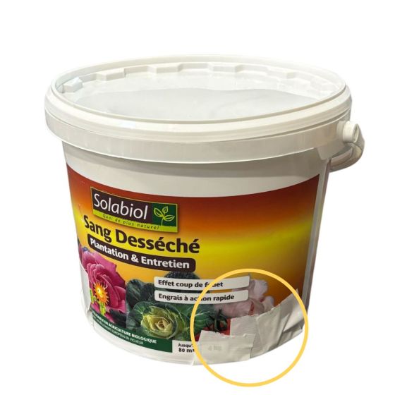 Sang desséché - 4 kg - Seconde vie