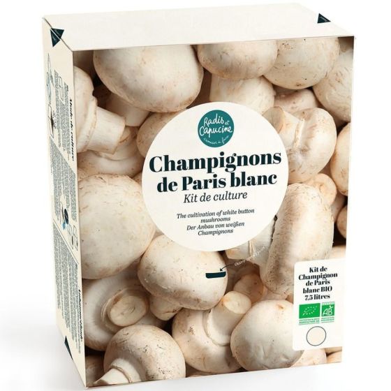 Kit de culture - Champignons de Paris Blanc - 7,5L