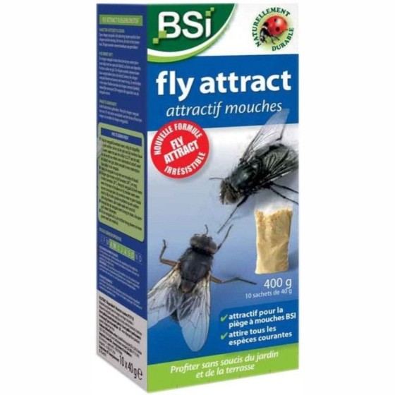 Fly Attract - 10 recharges de 40 g pour pièges à mouches Fly Attract - 10 recharges de 40 g pour pièges à mouches