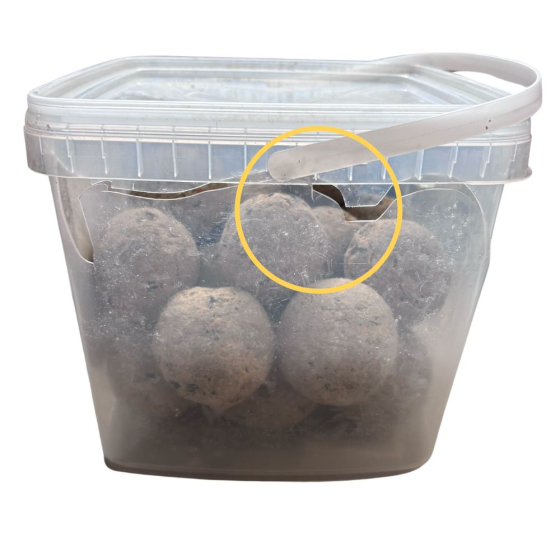 Boules de graisse sans filet - x20 - Seconde vie Boules de graisse sans filet - x20 - Seconde vie
