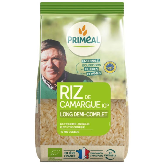 Riz de Camargue IGP long demi-complet - 1kg Riz de Camargue IGP long demi-complet - 1kg