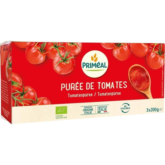 Trio de purées de tomate - 3 x 200g Trio de purées de tomate - 3 x 200g