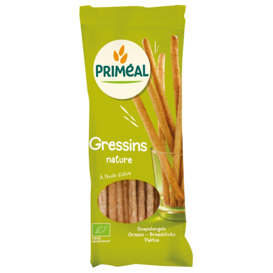 Gressins nature à l'huile d'olive - 120g Gressins nature à l'huile d'olive - 120g