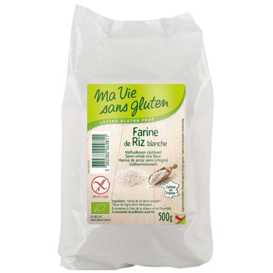 Farine riz blanc - 500g Farine riz blanc - 500g