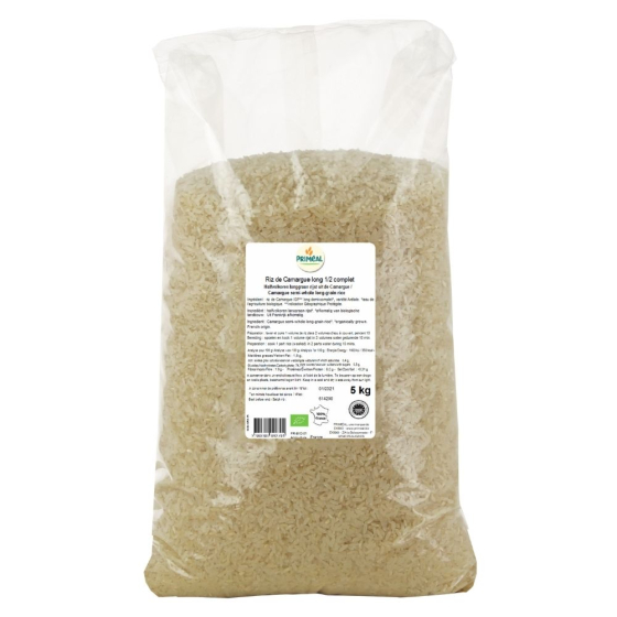 Riz de Camargue IGP long demi complet - 5kg Riz de Camargue IGP long demi complet - 5kg