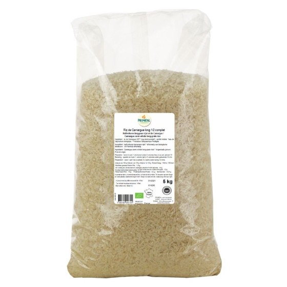 Riz de Camargue IGP long demi complet - 5kg