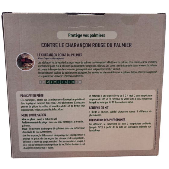 Kit de piégeage Biotop: charançon rouge du palmier