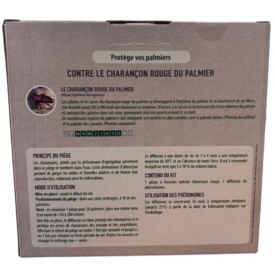 Kit de piégeage Biotop: charançon rouge du palmier