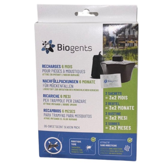 Recharge BG-Sweetscent (6 mois) pour Piège BG-Mosquitaire Recharge BG-Sweetscent (6 mois) pour Piège BG-Mosquitaire